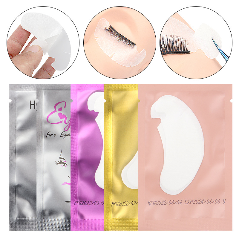 Eyelash Extension Guide - 50 Paar Wimperverlenging Oogkussens Geënte Wimpers