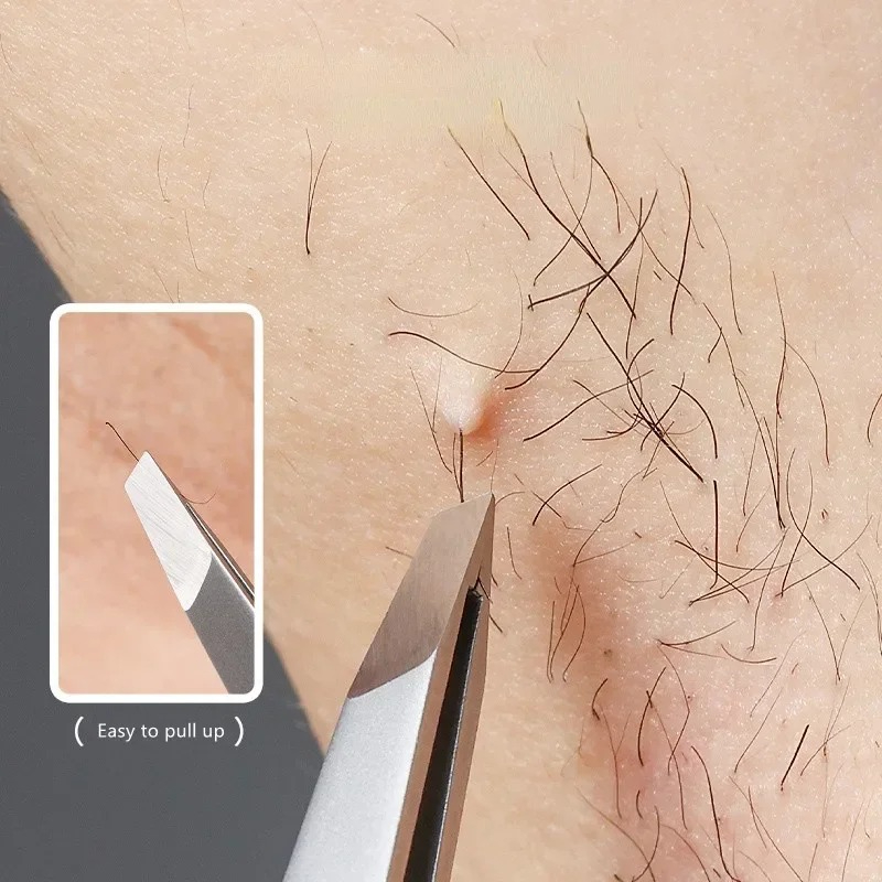 Eyelash Extension For No Eyelid - Rvs Schuine Wenkbrauw Clip Wenkbrauw Pincet