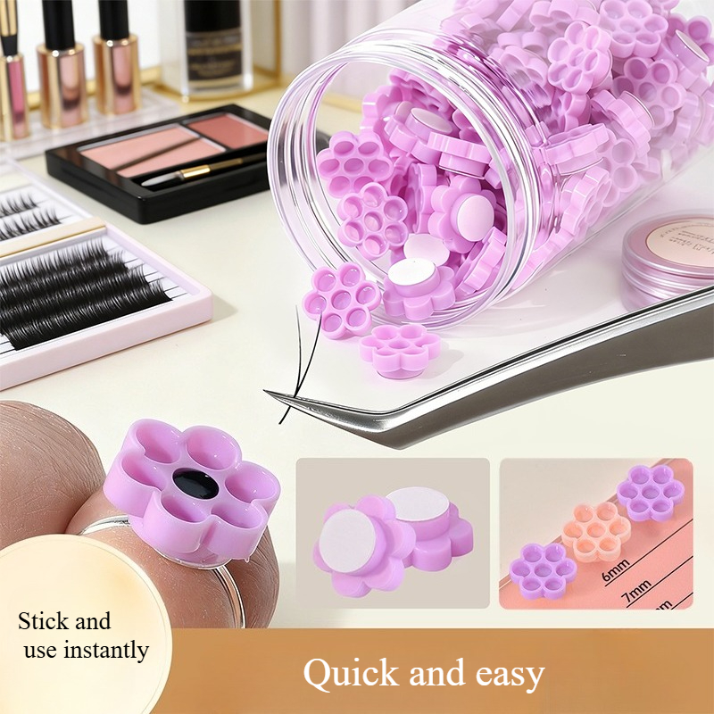 Eyelash Extension Guide - 120 Stuks Wimper Extension Lijm Houder