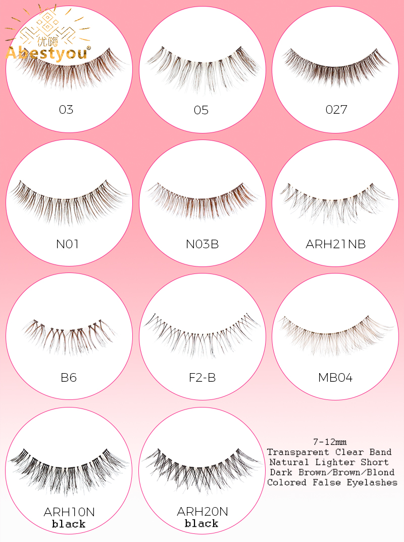 Abestyou 5 paar Korte Lichtere - Eyelash Extension Japan recensie en prijs