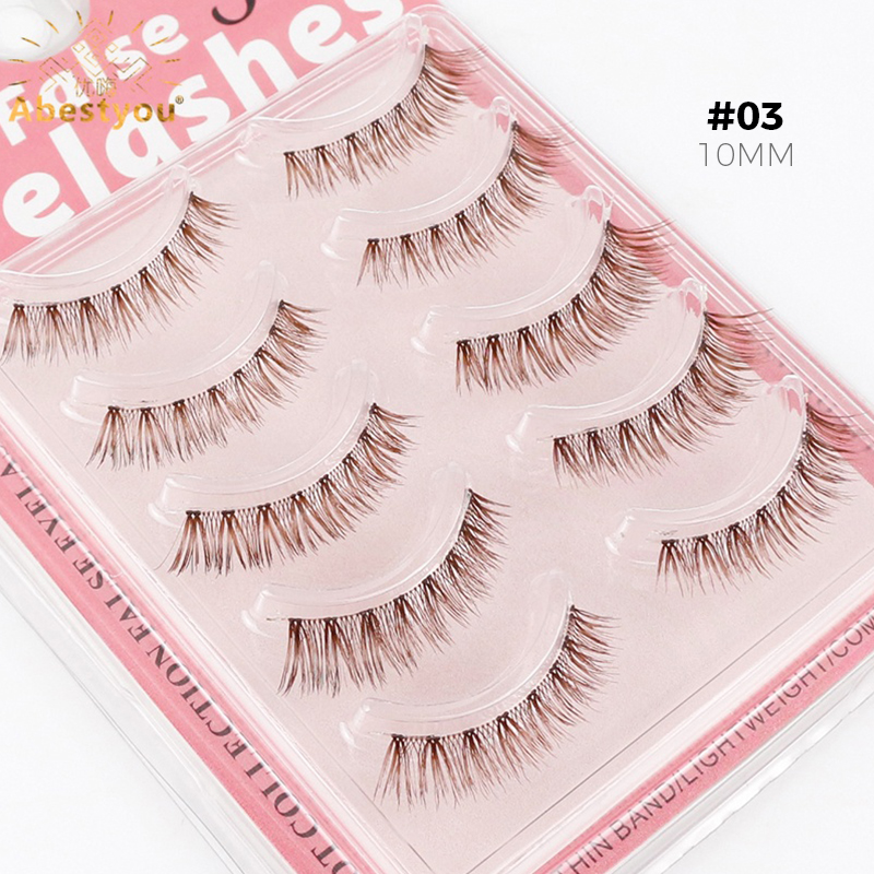 Abestyou 5 paar Korte Lichtere - Eyelash Extension Japan recensie en prijs