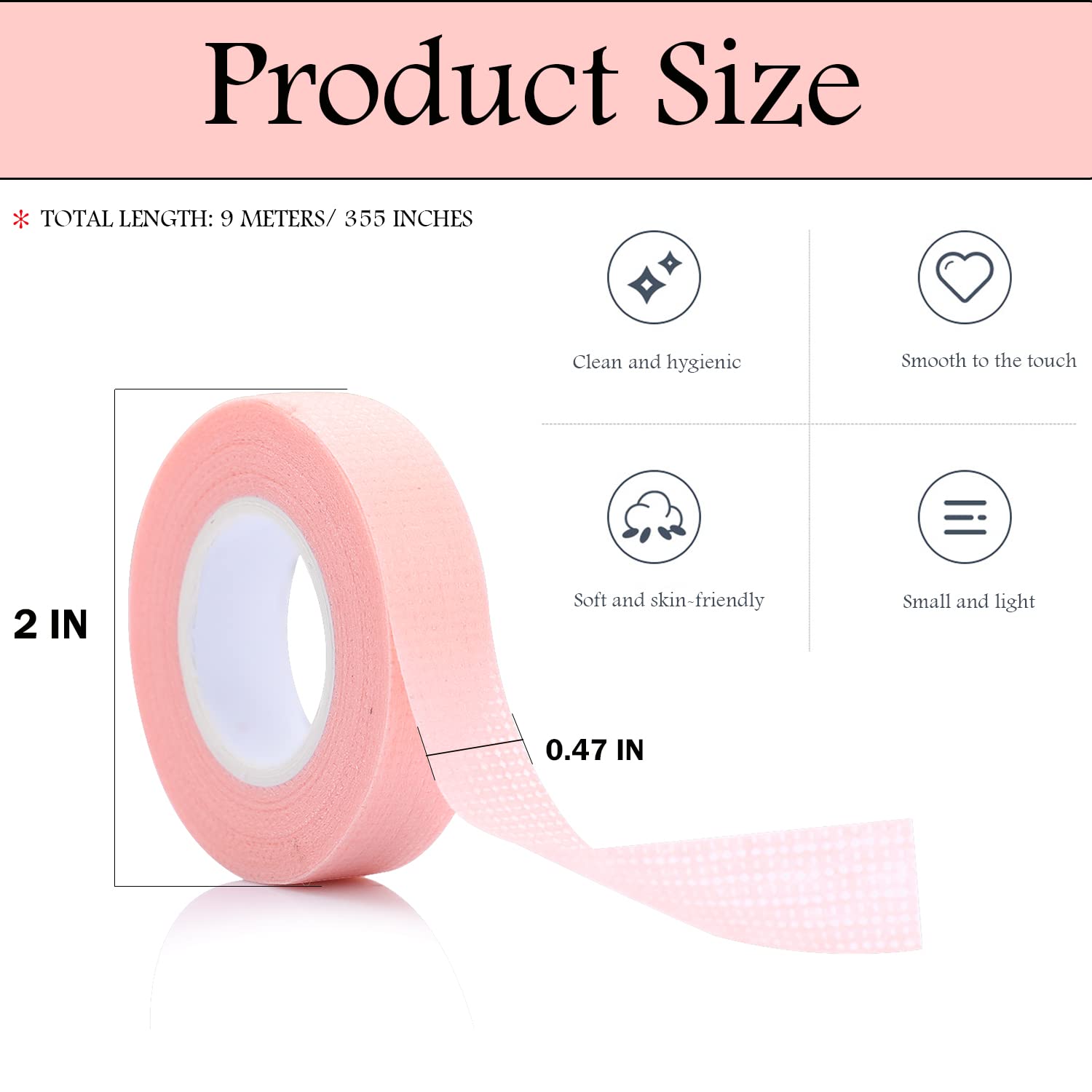 6 rollen wimpertape, zelfkleve - Eyelash Extension Guide recensie en prijs
