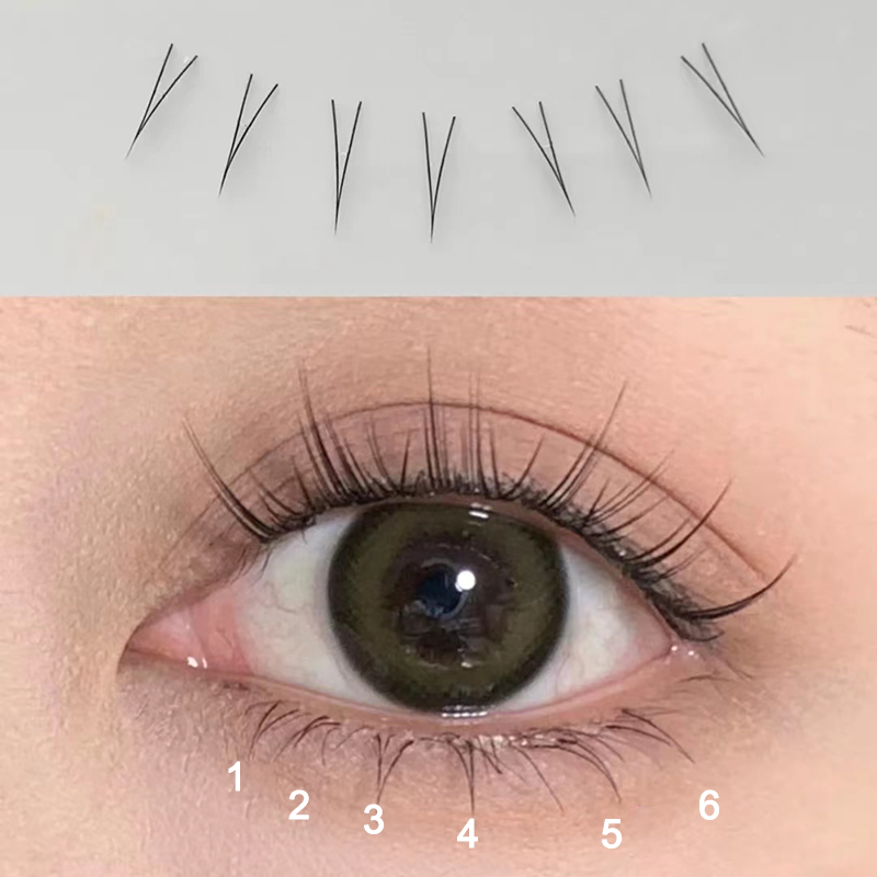 J Curl V-vorm Onder Wimper Com - Eyelash Extension Korea recensie en prijs