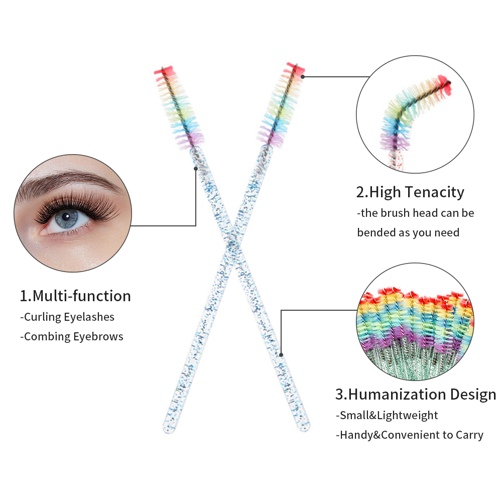50 STKS Regenboogkristal Wimpe - Eyelash Extension Guide recensie en prijs