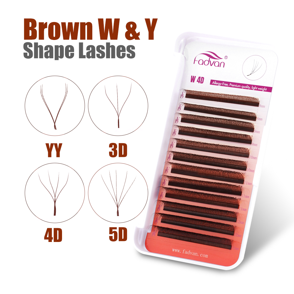 FADVAN Bruin 4D/3D/5D wimpers  - Eyelash Extension For Asian Eyes recensie en prijs