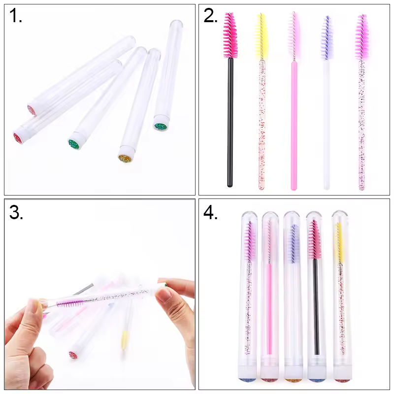 Wimperborstelbuis met wenkbrau - Eyelash Extension Guide recensie en prijs