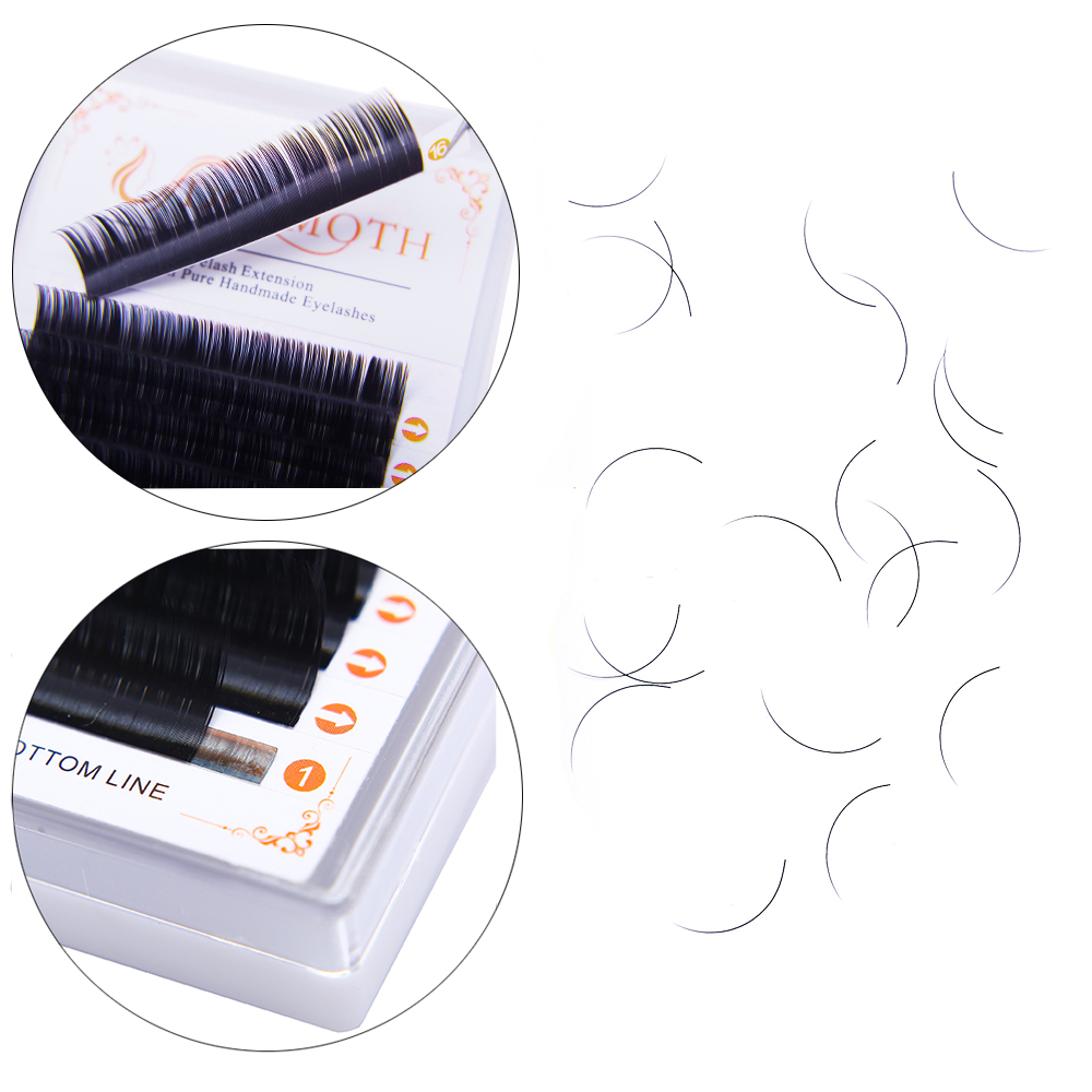 Dosmoth 10 Boxes 16 Rijen 7-16 - Eyelash Extension For Asian Eyes recensie en prijs